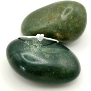 Sterling Silver Heart ring size 8 stacking ring Friendship 🆕